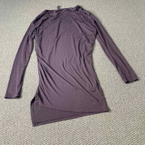Riller & Fount Womens Dress Size 1 Purple Long Sleeves Asymmetric Hem Side‎ Slit